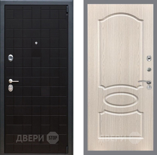 Входная металлическая Дверь Рекс (REX) 12 FL-128 Беленый дуб в Краснознаменске