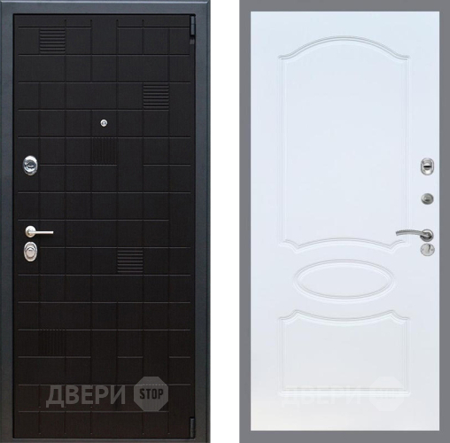 Входная металлическая Дверь Рекс (REX) 12 FL-128 Белый ясень в Краснознаменске
