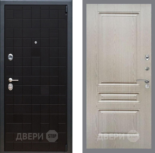 Входная металлическая Дверь Рекс (REX) 12 FL-243 Беленый дуб в Краснознаменске