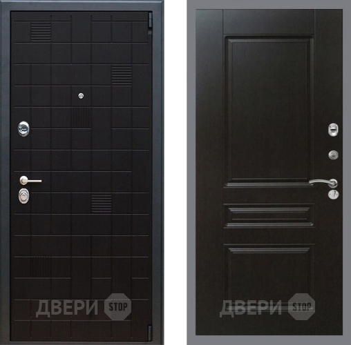 Входная металлическая Дверь Рекс (REX) 12 FL-243 Венге в Краснознаменске