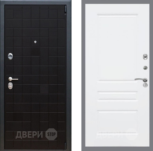 Входная металлическая Дверь Рекс (REX) 12 FL-243 Силк Сноу в Краснознаменске