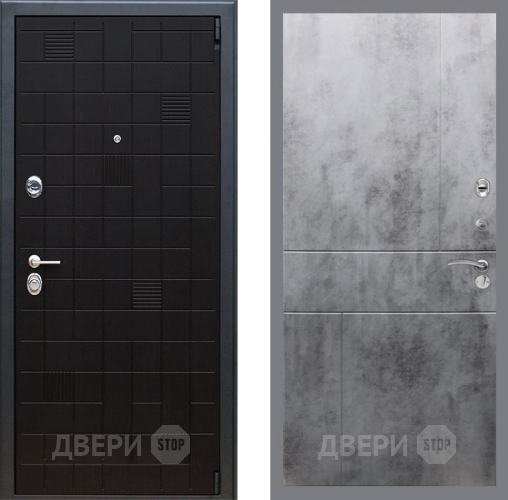 Входная металлическая Дверь Рекс (REX) 12 FL-290 Бетон темный в Краснознаменске