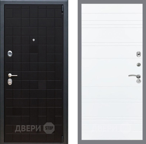 Входная металлическая Дверь Рекс (REX) 12 Line Силк Сноу в Краснознаменске