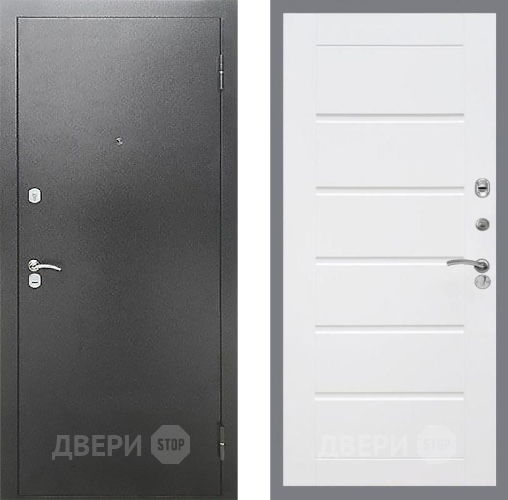 Входная металлическая Дверь Рекс (REX) Сити Сити Белый ясень в Краснознаменске