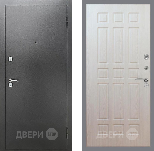 Входная металлическая Дверь Рекс (REX) Сити FL-33 Беленый дуб в Краснознаменске