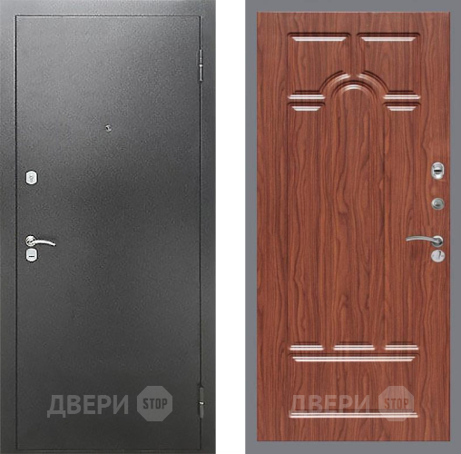 Входная металлическая Дверь Рекс (REX) Сити FL-58 орех тисненый в Краснознаменске