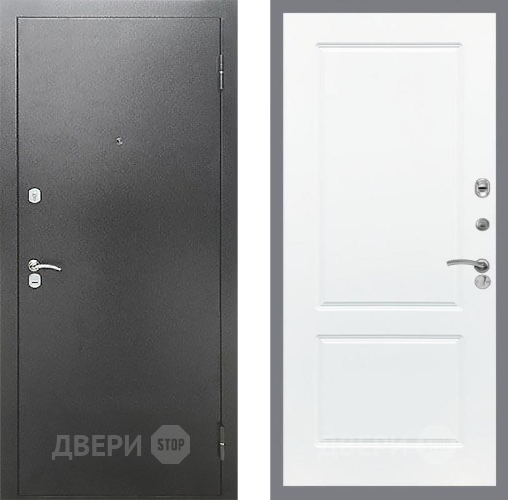 Входная металлическая Дверь Рекс (REX) Сити FL-117 Силк Сноу в Краснознаменске