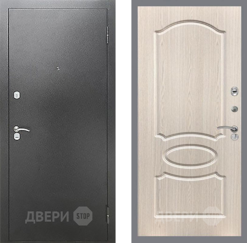 Входная металлическая Дверь Рекс (REX) Сити FL-128 Беленый дуб в Краснознаменске