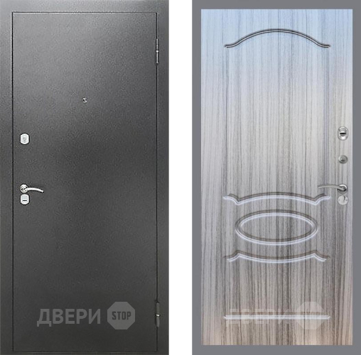 Входная металлическая Дверь Рекс (REX) Сити FL-128 Сандал грей в Краснознаменске