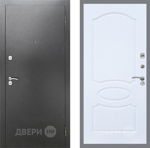 Входная металлическая Дверь Рекс (REX) Сити FL-128 Силк Сноу в Краснознаменске