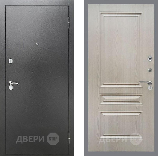 Входная металлическая Дверь Рекс (REX) Сити FL-243 Беленый дуб в Краснознаменске
