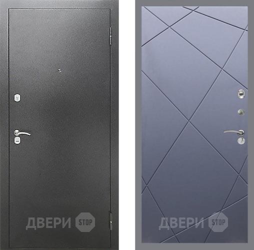 Входная металлическая Дверь Рекс (REX) Сити FL-291 Силк титан в Краснознаменске