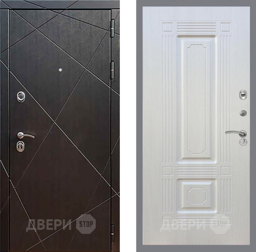 Входная металлическая Дверь Рекс (REX) 13 Венге FL-2 Лиственница беж в Краснознаменске