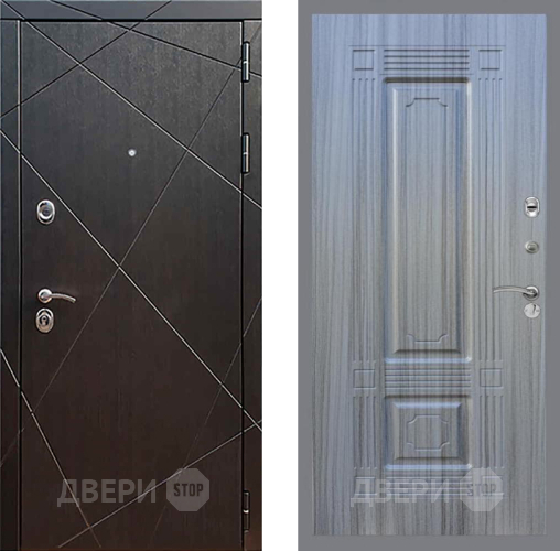 Входная металлическая Дверь Рекс (REX) 13 Венге FL-2 Сандал грей в Краснознаменске