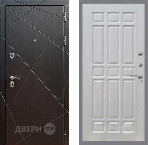 Входная металлическая Дверь Рекс (REX) 13 Венге FL-33 Лиственница беж в Краснознаменске