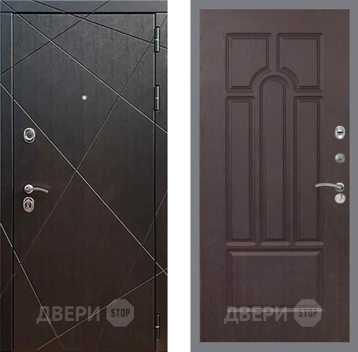 Входная металлическая Дверь Рекс (REX) 13 Венге FL-58 Венге в Краснознаменске