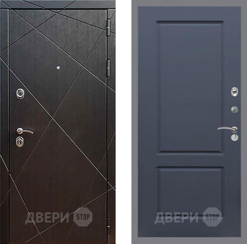 Входная металлическая Дверь Рекс (REX) 13 Венге FL-117 Силк титан в Краснознаменске