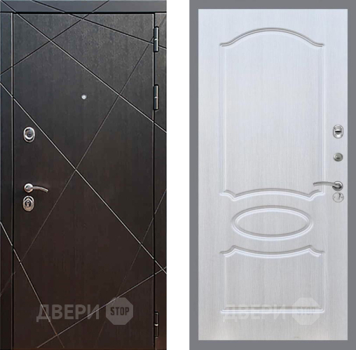 Входная металлическая Дверь Рекс (REX) 13 Венге FL-128 Лиственница беж в Краснознаменске
