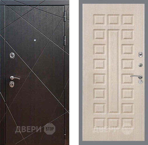 Входная металлическая Дверь Рекс (REX) 13 Венге FL-183 Беленый дуб в Краснознаменске