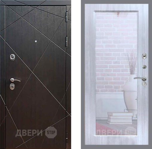 Дверь Рекс (REX) 13 Венге Зеркало Пастораль Сандал белый в Краснознаменске