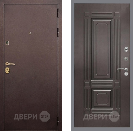 Входная металлическая Дверь Рекс (REX) Лайт 3К FL-2 Венге в Краснознаменске