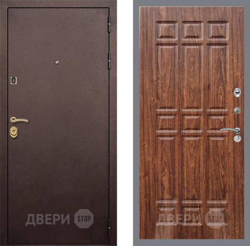 Дверь Рекс (REX) Лайт 3К FL-33 орех тисненый в Краснознаменске
