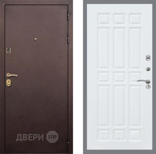 Входная металлическая Дверь Рекс (REX) Лайт 3К FL-33 Силк Сноу в Краснознаменске
