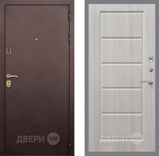 Входная металлическая Дверь Рекс (REX) Лайт 3К FL-39 Беленый дуб в Краснознаменске