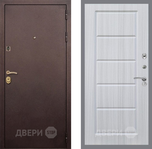 Входная металлическая Дверь Рекс (REX) Лайт 3К FL-39 Сандал белый в Краснознаменске