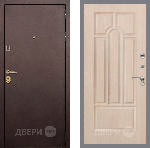 Входная металлическая Дверь Рекс (REX) Лайт 3К FL-58 Беленый дуб в Краснознаменске