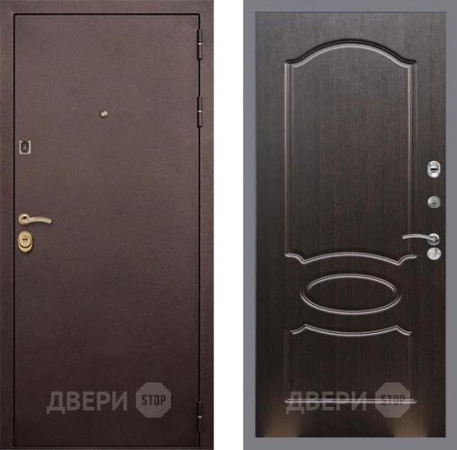 Входная металлическая Дверь Рекс (REX) Лайт 3К FL-128 Венге светлый в Краснознаменске