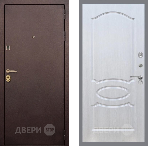 Входная металлическая Дверь Рекс (REX) Лайт 3К FL-128 Лиственница беж в Краснознаменске