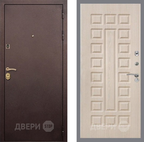 Входная металлическая Дверь Рекс (REX) Лайт 3К FL-183 Беленый дуб в Краснознаменске