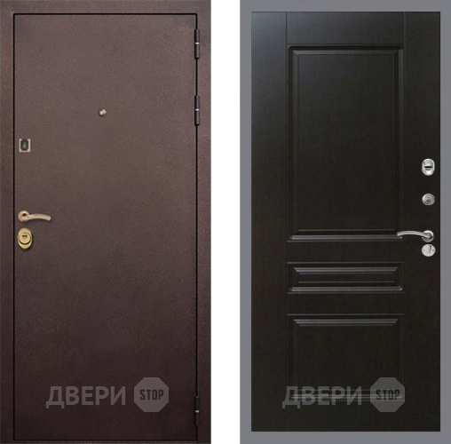 Входная металлическая Дверь Рекс (REX) Лайт 3К FL-243 Венге в Краснознаменске