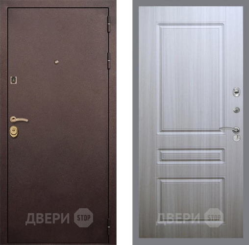 Входная металлическая Дверь Рекс (REX) Лайт 3К FL-243 Сандал белый в Краснознаменске