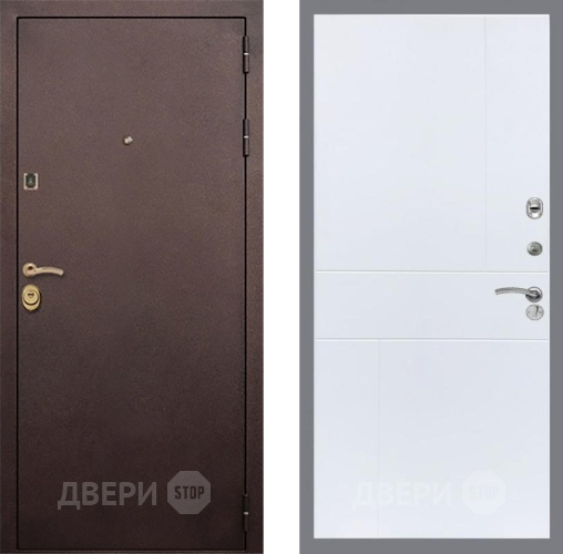 Входная металлическая Дверь Рекс (REX) Лайт 3К FL-290 Силк Сноу в Краснознаменске