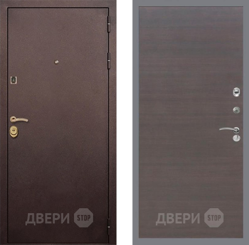 Входная металлическая Дверь Рекс (REX) Лайт 3К GL венге поперечный в Краснознаменске