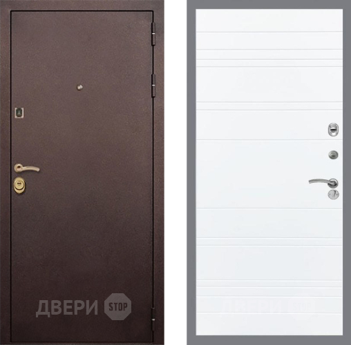 Дверь Рекс (REX) Лайт 3К Line Силк Сноу в Краснознаменске