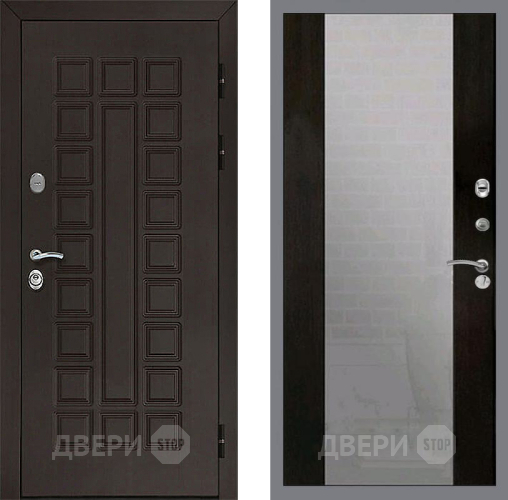 Дверь Рекс (REX) Сенатор 3К СБ-16 Зеркало Венге в Краснознаменске