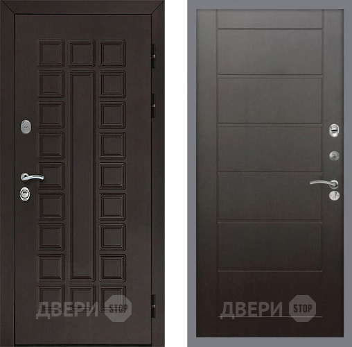 Входная металлическая Дверь Рекс (REX) Сенатор 3К Сити Венге в Краснознаменске