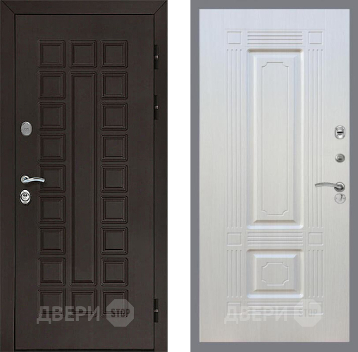 Входная металлическая Дверь Рекс (REX) Сенатор 3К FL-2 Лиственница беж в Краснознаменске