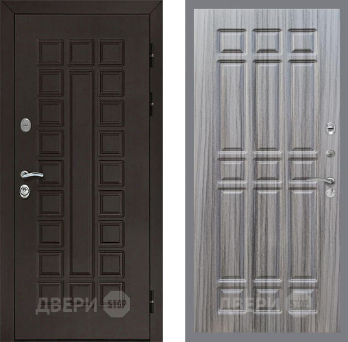 Входная металлическая Дверь Рекс (REX) Сенатор 3К FL-33 Сандал грей в Краснознаменске