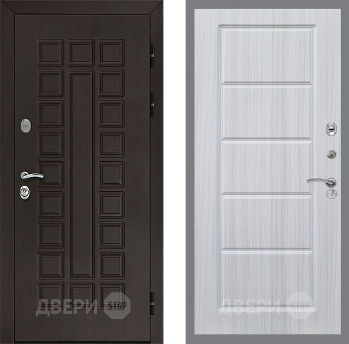 Входная металлическая Дверь Рекс (REX) Сенатор 3К FL-39 Сандал белый в Краснознаменске