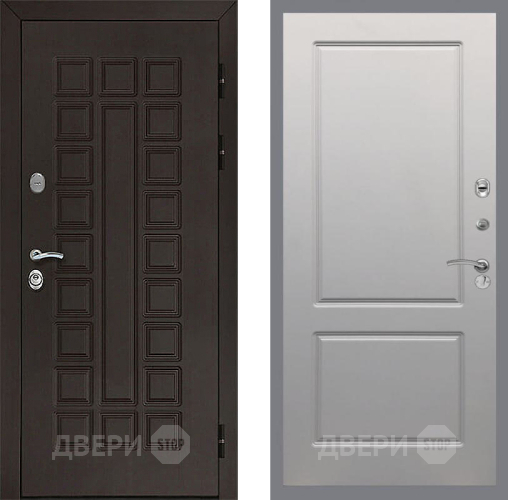 Входная металлическая Дверь Рекс (REX) Сенатор 3К FL-117 Грей софт в Краснознаменске