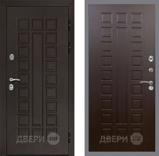 Входная металлическая Дверь Рекс (REX) Сенатор 3К FL-183 Венге в Краснознаменске