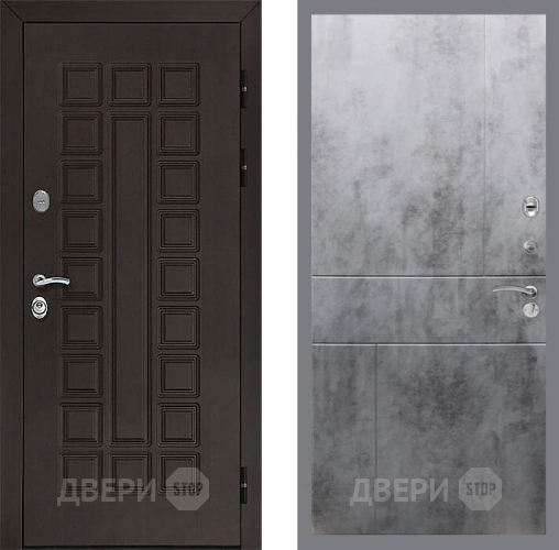 Дверь Рекс (REX) Сенатор 3К FL-290 Бетон темный в Краснознаменске