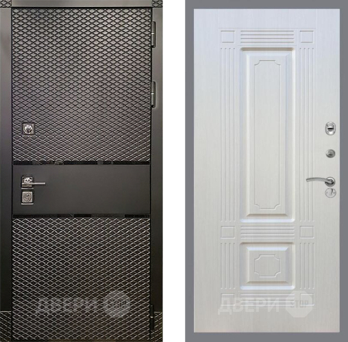 Входная металлическая Дверь Рекс (REX) 15 Черный Кварц FL-2 Лиственница беж в Краснознаменске