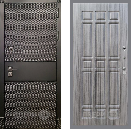 Входная металлическая Дверь Рекс (REX) 15 Черный Кварц FL-33 Сандал грей в Краснознаменске