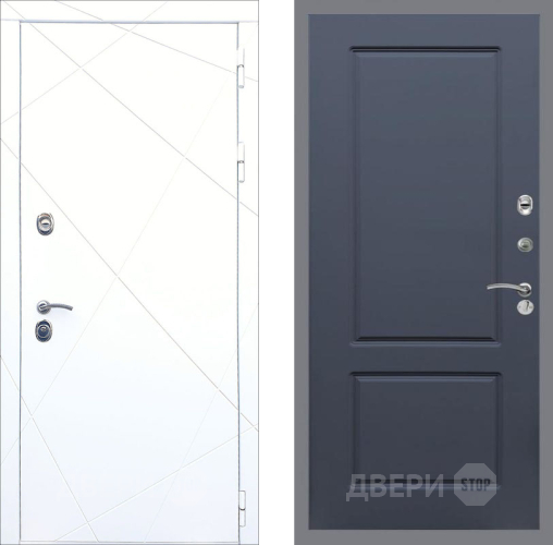 Входная металлическая Дверь Рекс (REX) 13 Силк Сноу FL-117 Силк титан в Краснознаменске
