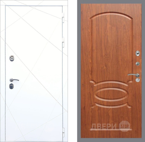 Входная металлическая Дверь Рекс (REX) 13 Силк Сноу FL-128 Морёная берёза в Краснознаменске